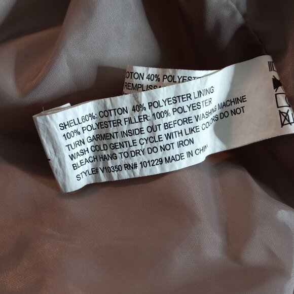 ASHLEY OUTWEAR BY 26 Cropped Puffer Jacket Size XL - Picture 7 of 7